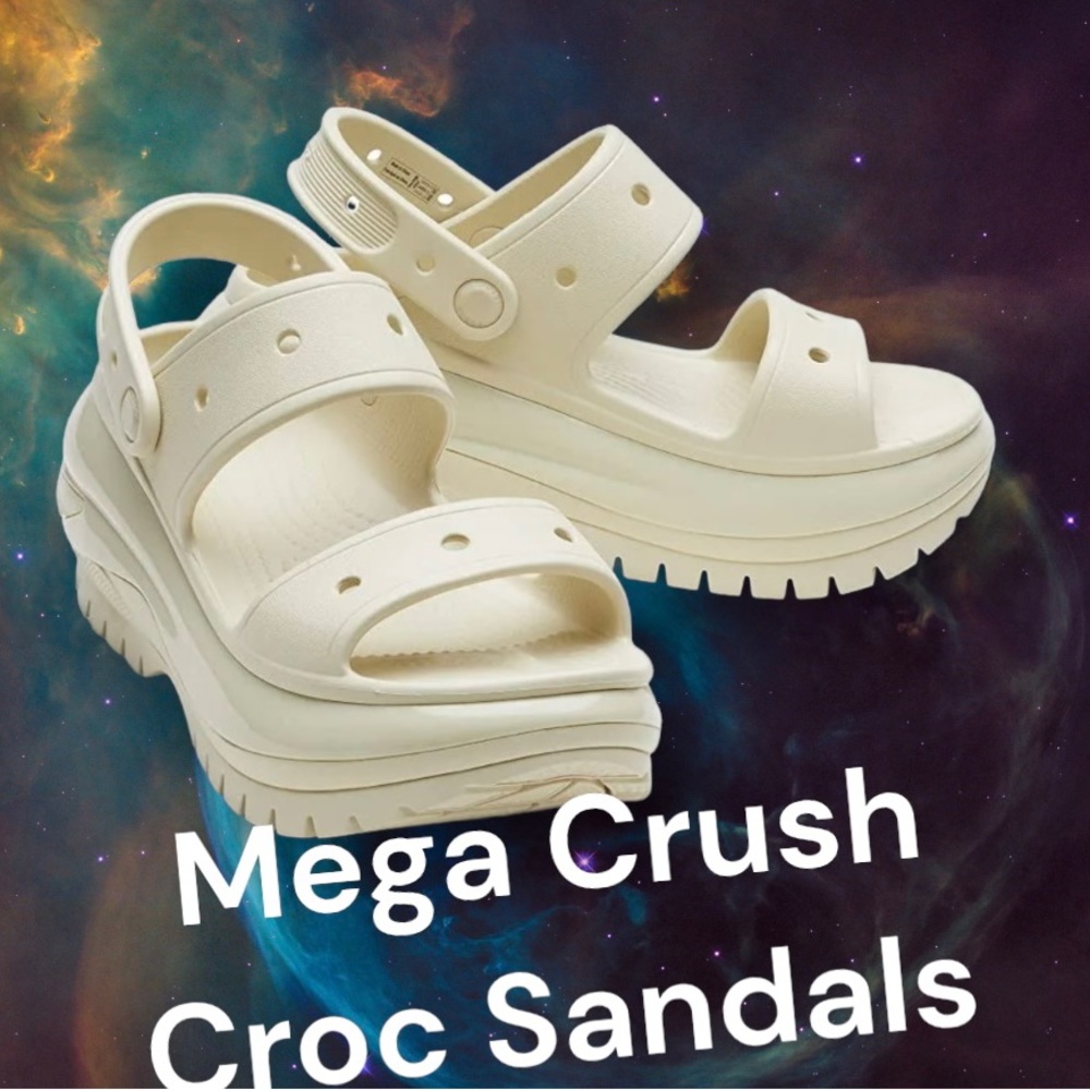 Mega Crush Croc sandals